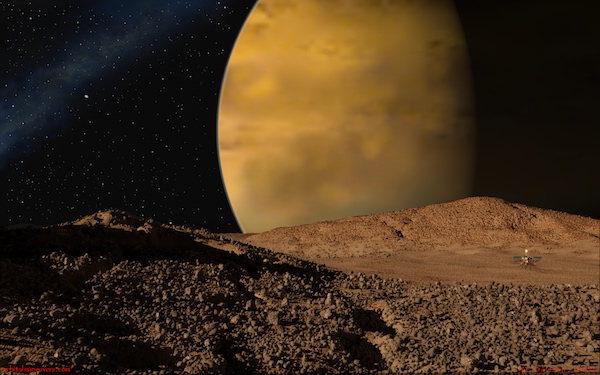 Wallpaper - Dusty Mars from Phobos