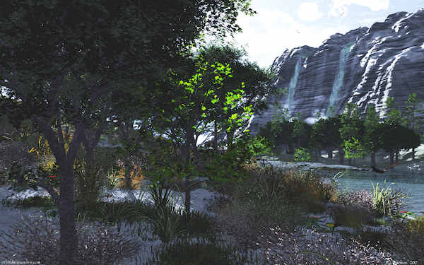 Wallpaper Eagle Falls