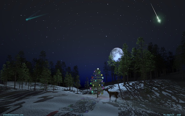 Wall paper: Lunar Christmas 2018