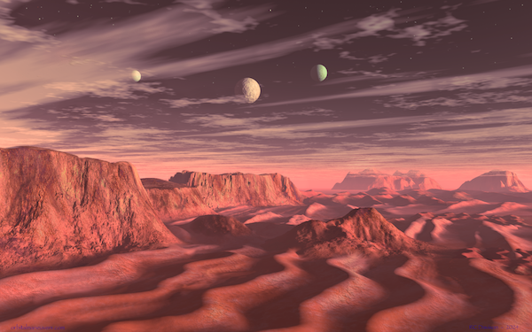 Wallpaper: Nexus Moon's Home Planet